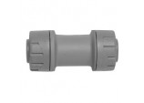 15mm Straight Coupler Grey - PPM015