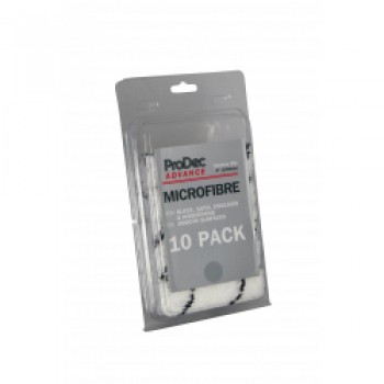 4 Microfibre Med Pile Mini Rollers - Pack 10 4 Microfibre Med Pile Mini Rollers - Pack 10