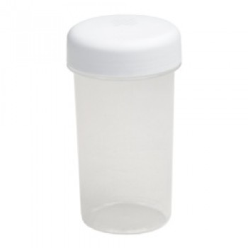 Cuisine Screw Top Beaker - 350ml Clear Ice White Cuisine Screw Top Beaker - 350ml Clear Ice White
