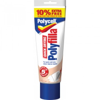 Quick Drying Polyfilla - 330g Plus 10% Free Quick Drying Polyfilla - 330g Plus 10% Free