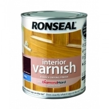 Interior Varnish Satin 750ml - Deep Mahogany