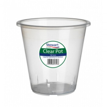 Clear Pot - 18.5cm Clear Pot - 18.5cm