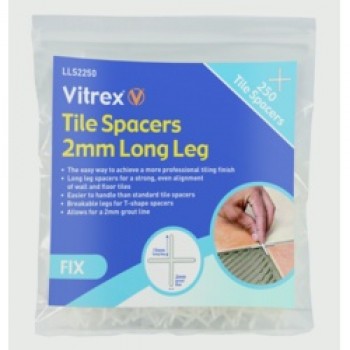 Long Leg Tile Spacers - 2x250 Long Leg Tile Spacers - 2x250