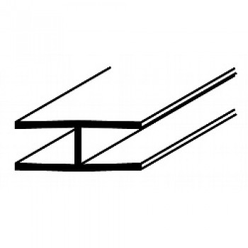 H Section White S - 6mm x 8ft H Section White S - 6mm x 8ft