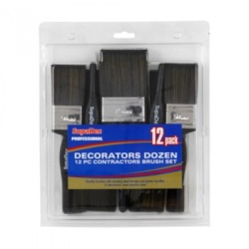 Decorators Dozen Contractors Brush Set - 12 Pack Decorators Dozen Contractors Brush Set - 12 Pack