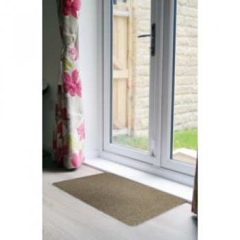 Dirt Guard Plain Cotton Barrier Doormat 50 x 80cm - Coffee Dirt Guard Plain Cotton Barrier Doormat 50 x 80cm - Coffee