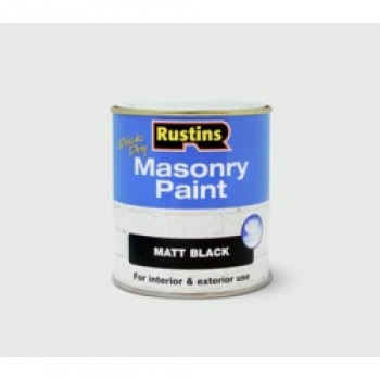 Masonry Paint 500ml - Black Masonry Paint 500ml - Black