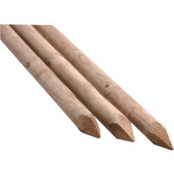 Round Softwood Tree Stake - 2.1m x 50mm Round Softwood Tree Stake - 2.1m x 50mm