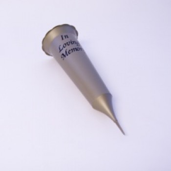 Grave Vase Spike - Gold/Black Script