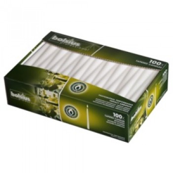 Tapered Candles Box 100 - White Tapered Candles Box 100 - White