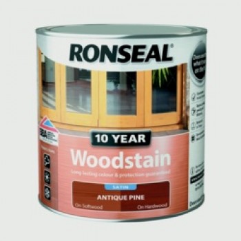 10 Year Woodstain Satin 250ml - Antique Pine 10 Year Woodstain Satin 250ml - Antique Pine