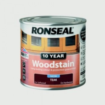 10 Year Woodstain Satin 250ml - Teak