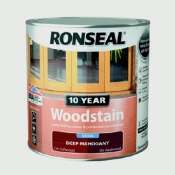 10 Year Woodstain Satin 750ml - Deep Mahogany