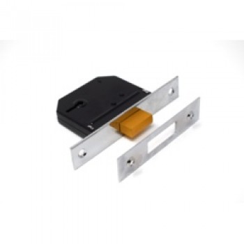 Essentials 3 Lever Deadlock - Chrome 64mm Essentials 3 Lever Deadlock - Chrome 64mm