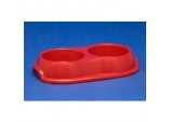 32cm Double Pet Bowl - Assorted