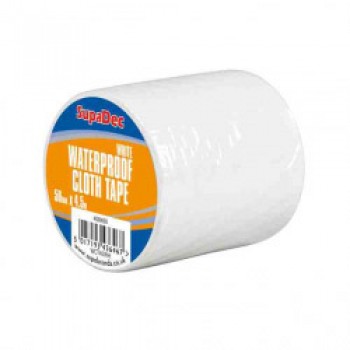 Waterproof Cloth Tape - 48mm x 4.5m White Waterproof Cloth Tape - 48mm x 4.5m White