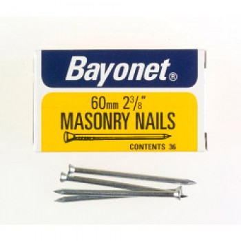 Masonry Nails - Zinc Plated (Box Pack) - 60mm Masonry Nails - Zinc Plated (Box Pack) - 60mm
