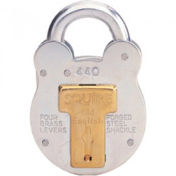 4-Lever Galvanised Steel - Old English Padlock - 50mm 4-Lever Galvanised Steel - Old English Padlock - 50mm