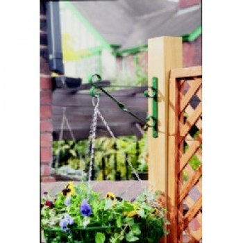 Hanging Basket Bracket - 25cm/10 Green Hanging Basket Bracket - 25cm/10 Green