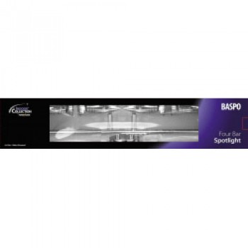 Basic 4 Spot Bar - Brushed Chrome