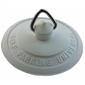 Self Park Plug White Rubber - Bath Self Park Plug White Rubber - Bath