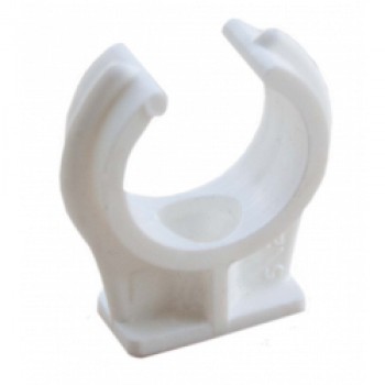 Snap On Pipe Clip - 15mm (Pack 8) Snap On Pipe Clip - 15mm (Pack 8)