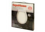 Deluxe Soft Close White Toilet Seat