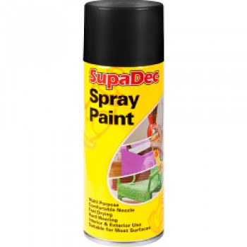 Spray Paint - 400ml Matt Black Spray Paint - 400ml Matt Black