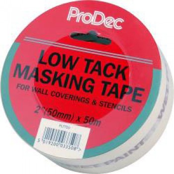 Low Tack Masking Tape - 2/50mm x 50m Low Tack Masking Tape - 2/50mm x 50m
