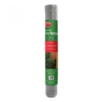 Galvanised Wire Netting - 5m x 0.6m x 25mm Galvanised Wire Netting - 5m x 0.6m x 25mm