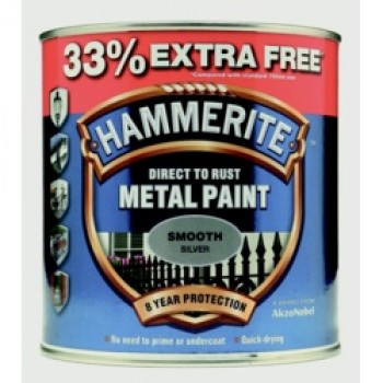 Metal Paint Smooth 750ml + 33% Free - Silver Metal Paint Smooth 750ml + 33% Free - Silver